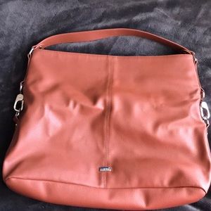 Brown Jewell oversized purse